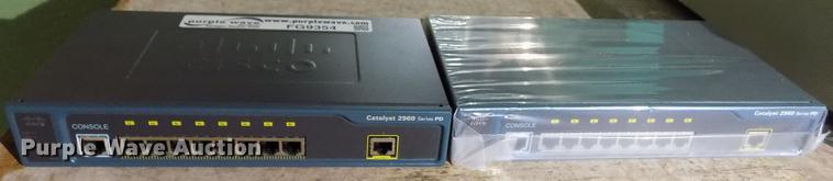 image for item FG9354 (2) Cisco Catalyst 2960 POE switch