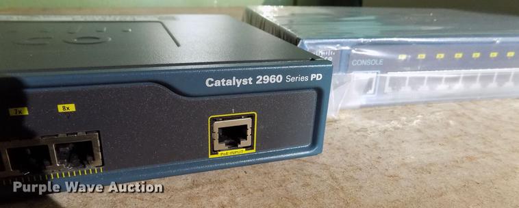 image for item FG9354 (2) Cisco Catalyst 2960 POE switch