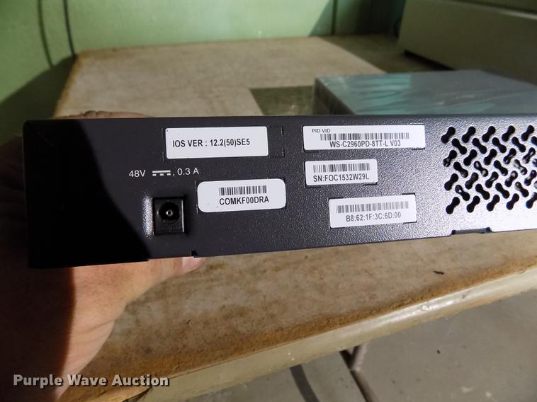 image for item FG9354 (2) Cisco Catalyst 2960 POE switch