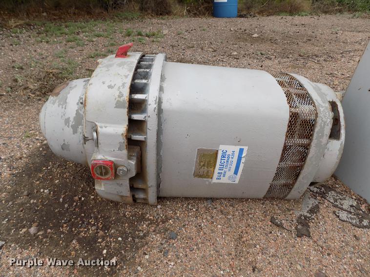 B&B electric motor in Bird City, KS Item FG9385 sold Purple Wave