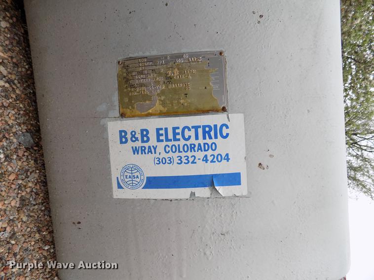 B&B electric motor in Bird City, KS Item FG9385 sold Purple Wave