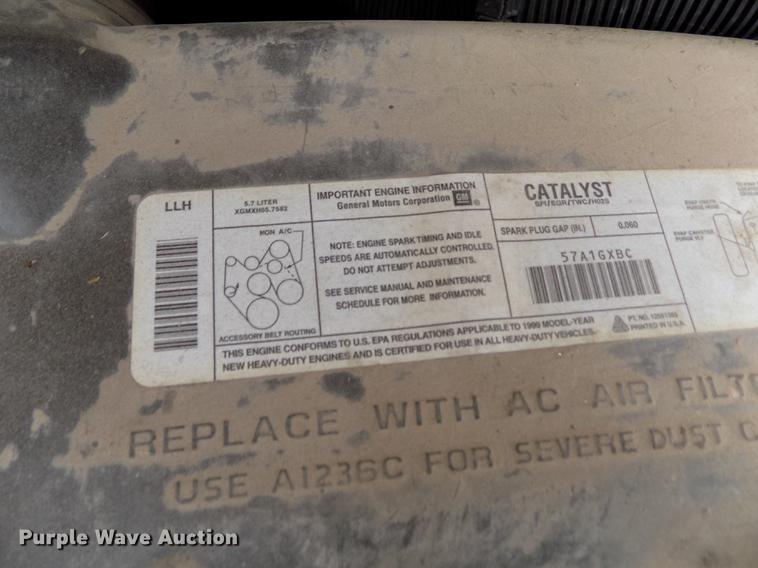 image for item FG9389 1999 Chevrolet Express 3500 school bus