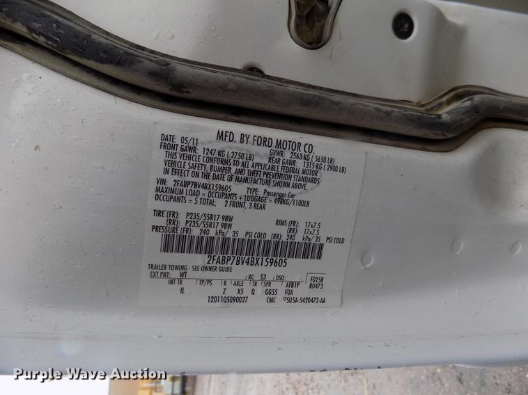 image for item FG9410 2011 Ford Crown Victoria Police Interceptor