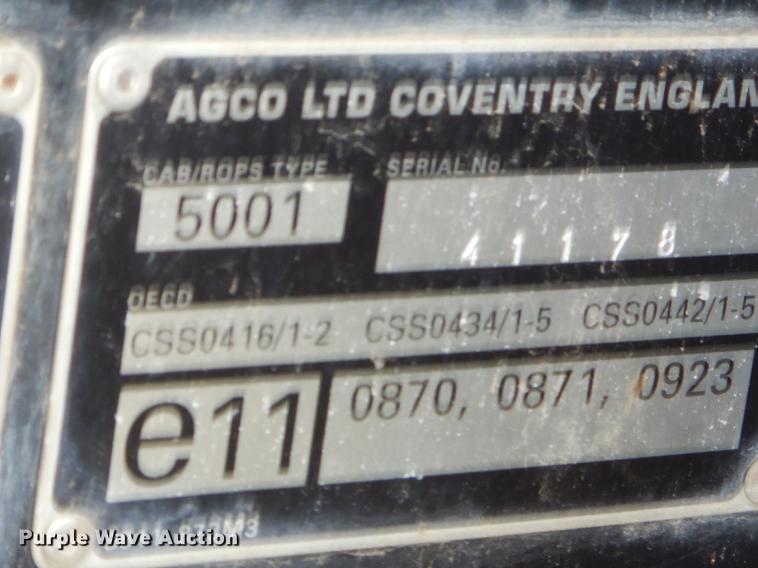 image for item FH9405 AGCO LT85 MFWD tractor