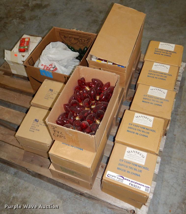 image for item FK9231 Christmas decor light bulbs