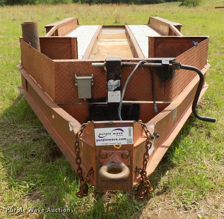 image for item DB9683 2000 Belshe DB18 equipment trailer