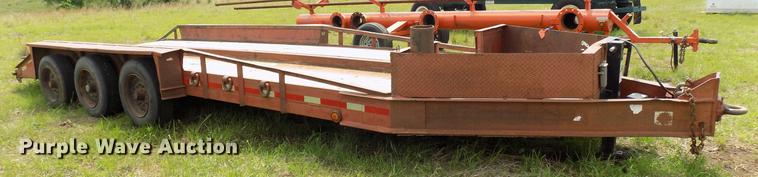image for item DB9683 2000 Belshe DB18 equipment trailer