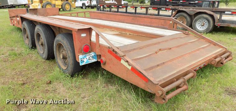 image for item DB9683 2000 Belshe DB18 equipment trailer
