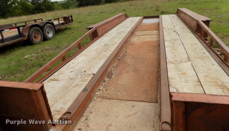 image for item DB9683 2000 Belshe DB18 equipment trailer