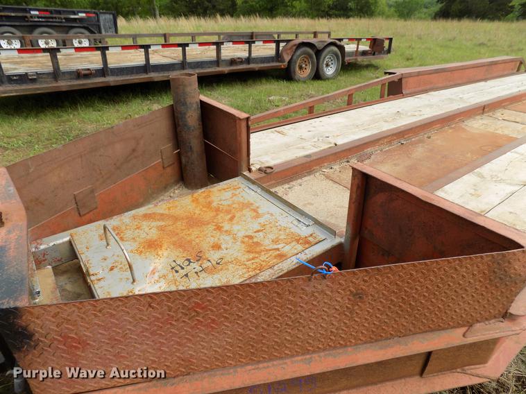 image for item DB9683 2000 Belshe DB18 equipment trailer