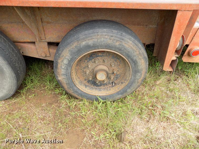 image for item DB9683 2000 Belshe DB18 equipment trailer