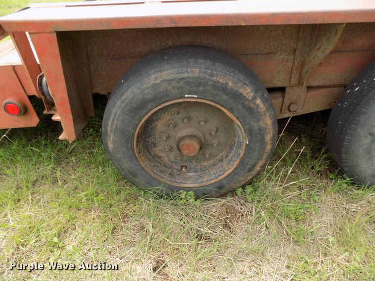 image for item DB9683 2000 Belshe DB18 equipment trailer