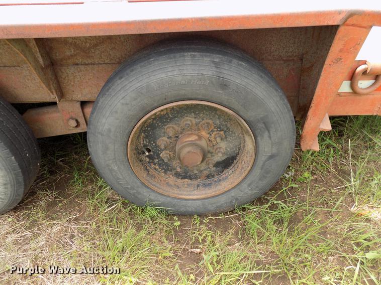 image for item DB9683 2000 Belshe DB18 equipment trailer