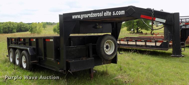 image for item DB9685 2011 Ground Zero dump trailer
