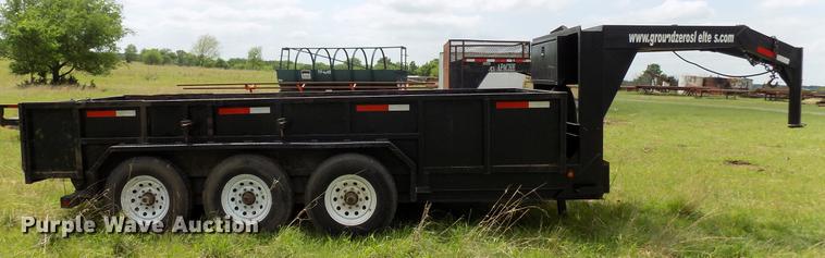 image for item DB9685 2011 Ground Zero dump trailer