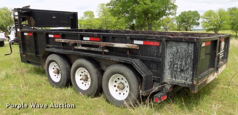 image for item DB9685 2011 Ground Zero dump trailer