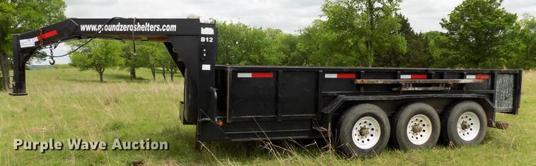 image for item DB9685 2011 Ground Zero dump trailer