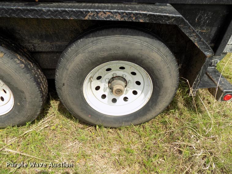 image for item DB9685 2011 Ground Zero dump trailer