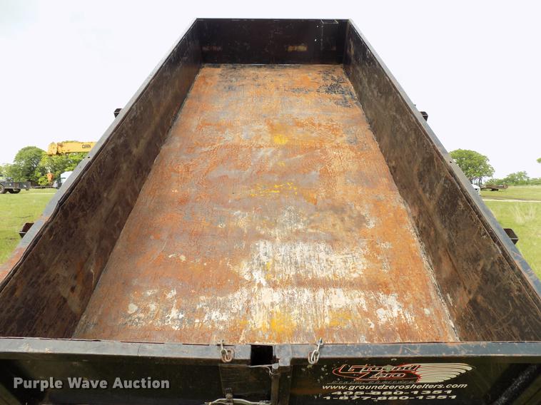image for item DB9685 2011 Ground Zero dump trailer