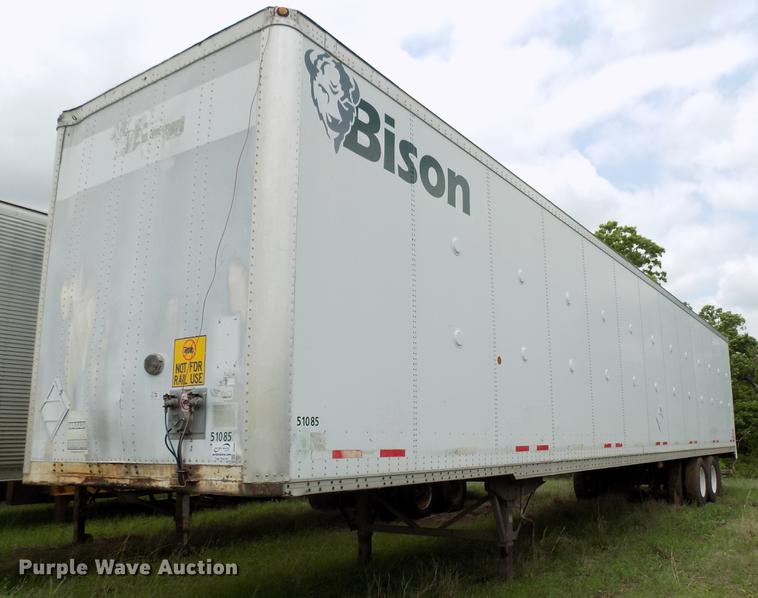 image for item DB9689 2000 Wabash Bison dry van trailer