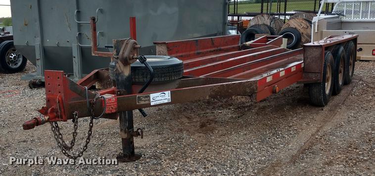 image for item DD7011 2000 Belshe equipment trailer