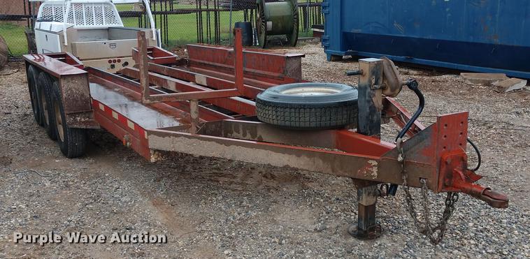 image for item DD7011 2000 Belshe equipment trailer