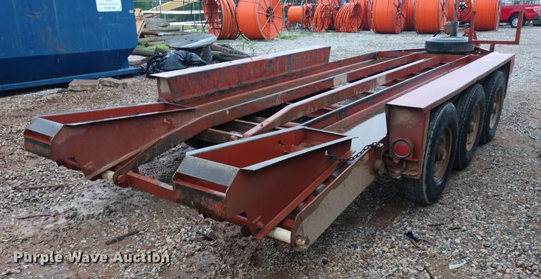 image for item DD7011 2000 Belshe equipment trailer