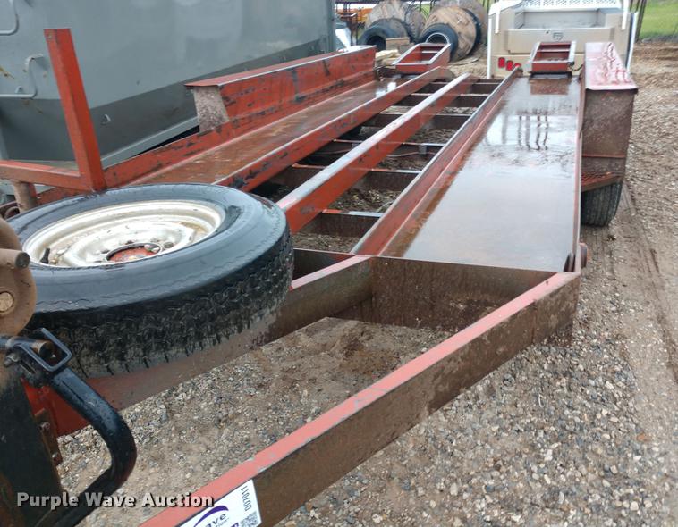 image for item DD7011 2000 Belshe equipment trailer