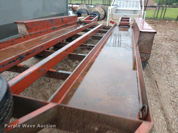 image for item DD7011 2000 Belshe equipment trailer