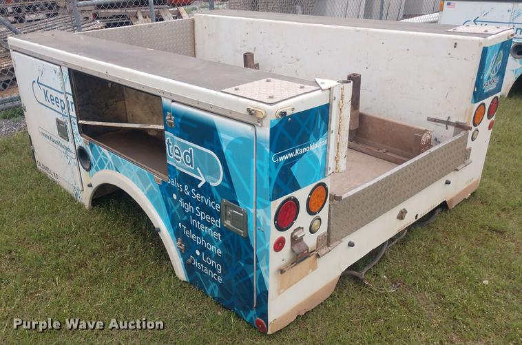 image for item DD7015 Northwest Bodies Inc. fiberglass utility bed