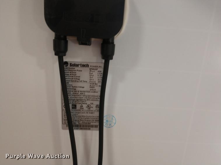 image for item DD7028 (46) Solar Tech panels