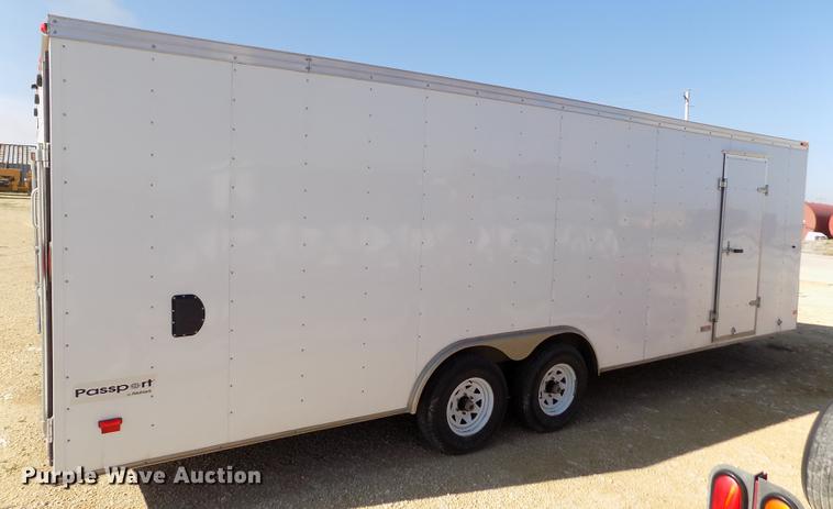 image for item DE1173 2014 Haul Mark Passport PPT85X24WT3 enclosed cargo trailer