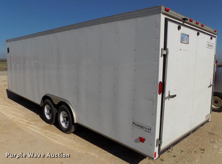 image for item DE1173 2014 Haul Mark Passport PPT85X24WT3 enclosed cargo trailer