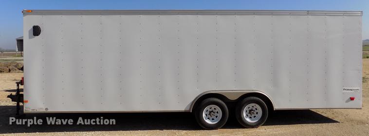 image for item DE1173 2014 Haul Mark Passport PPT85X24WT3 enclosed cargo trailer