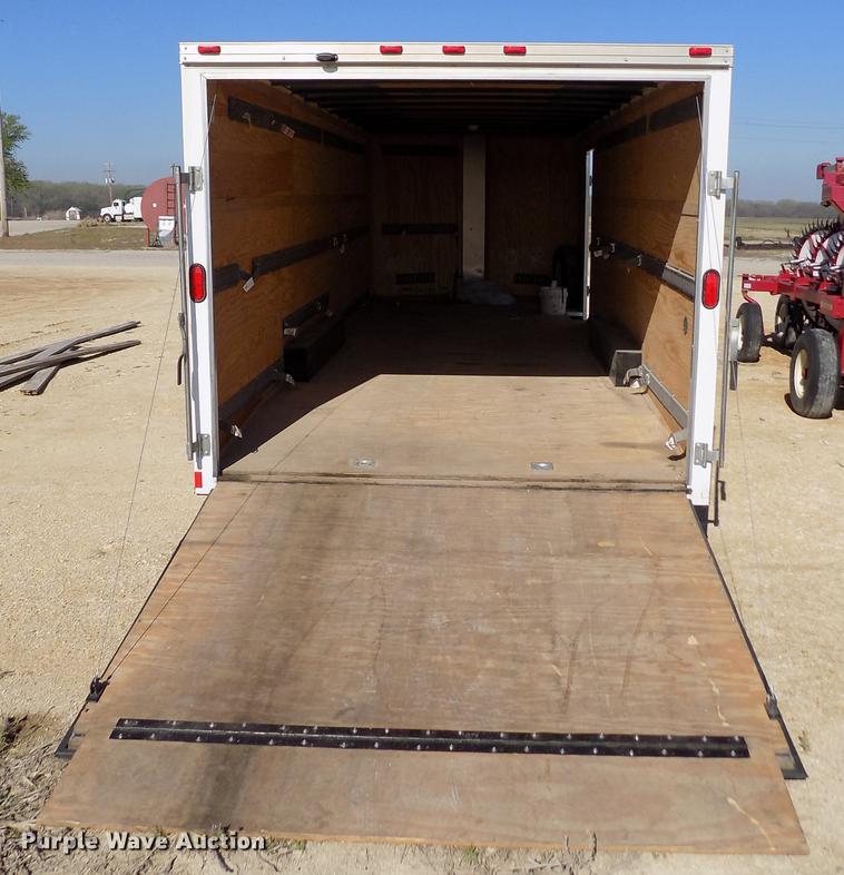 image for item DE1173 2014 Haul Mark Passport PPT85X24WT3 enclosed cargo trailer