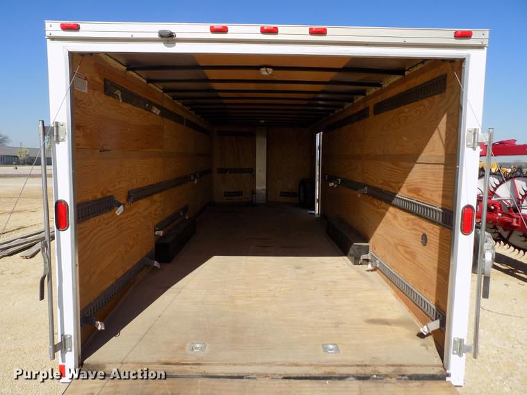 image for item DE1173 2014 Haul Mark Passport PPT85X24WT3 enclosed cargo trailer