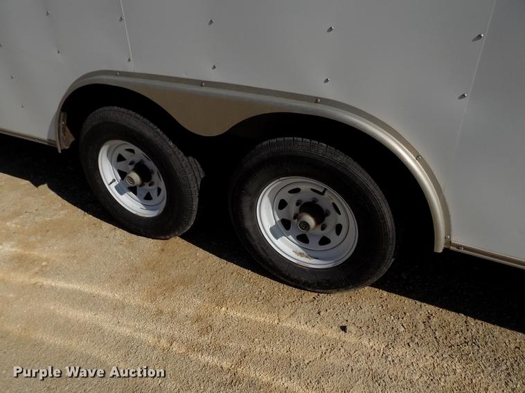 image for item DE1173 2014 Haul Mark Passport PPT85X24WT3 enclosed cargo trailer