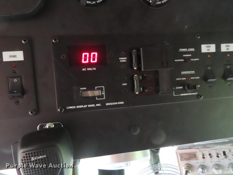 image for item DE3483 1990 Chevrolet mobile command center truck