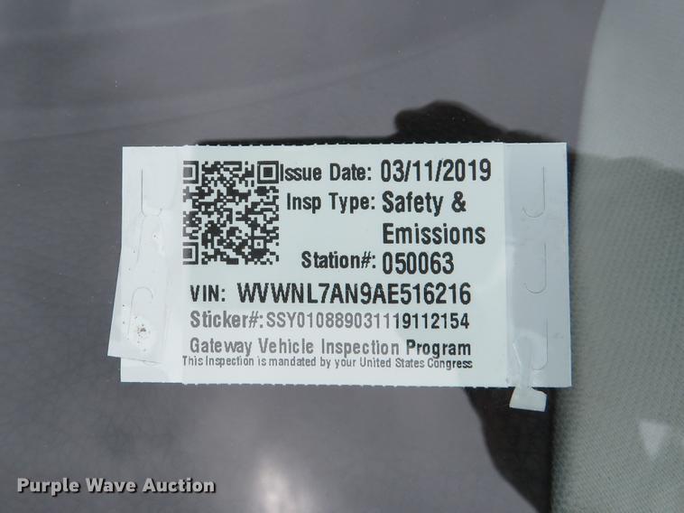 image for item DE8063 2010 Volkswagen CC