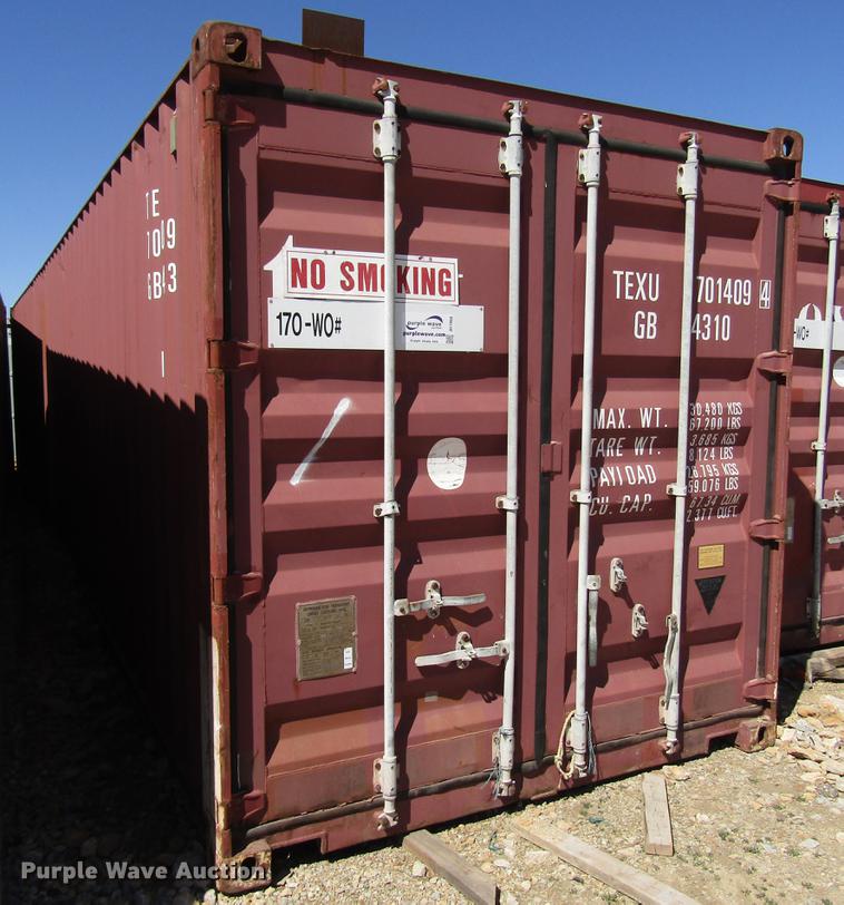 Shipping container in Topeka, KS Item DF7958 sold Purple Wave