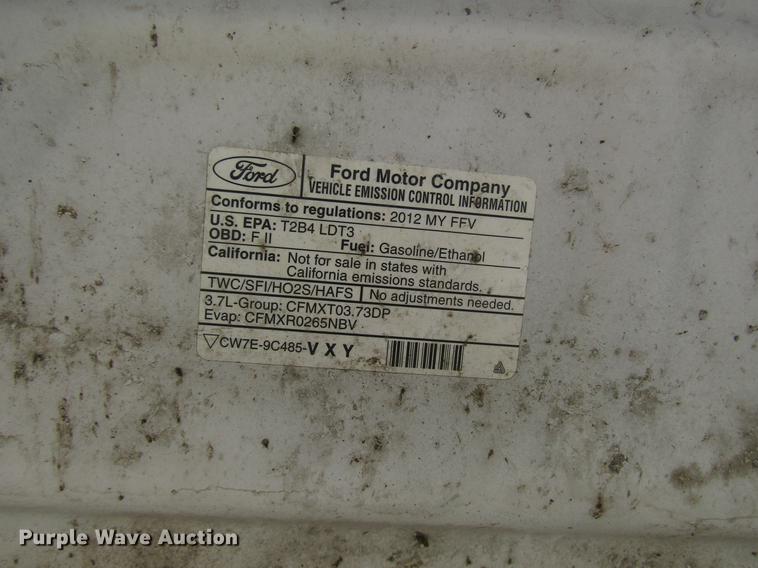 image for item DF7972 2012 Ford F150 SuperCab pickup truck