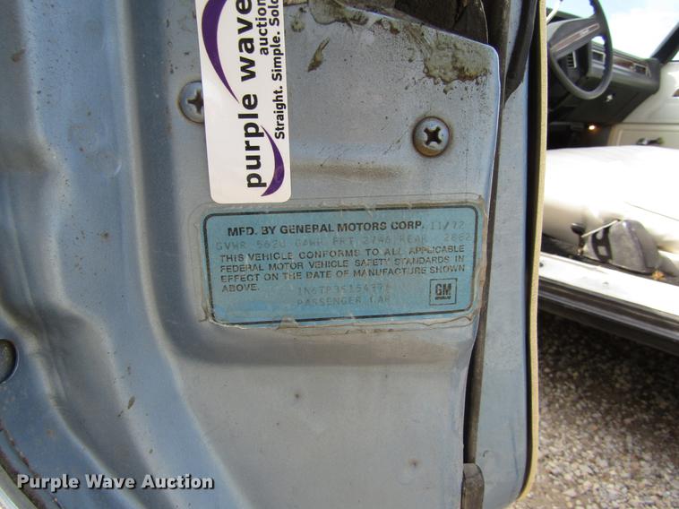 image for item EH9420 1973 Chevrolet Caprice convertible