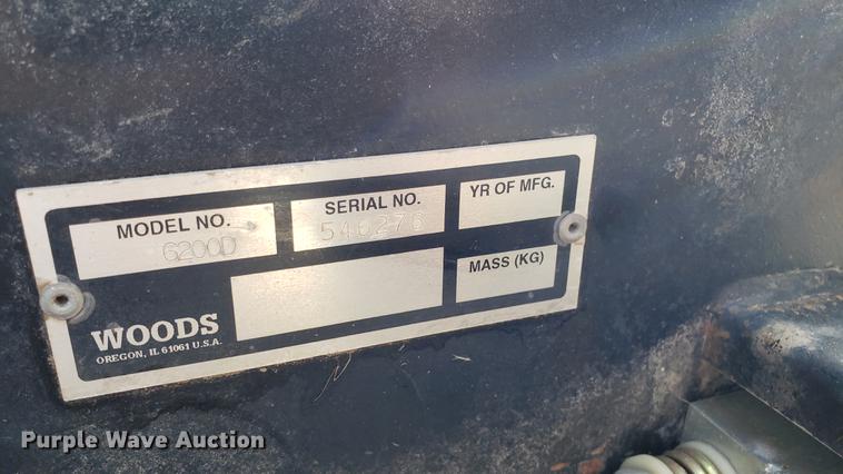 image for item EN9957 Woods 6200D ZTR lawn mower