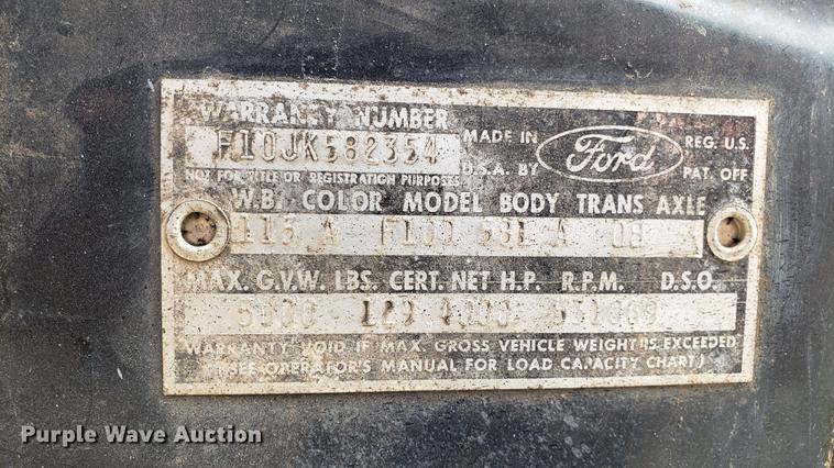 image for item EN9994 1965 Ford F100 pickup truck