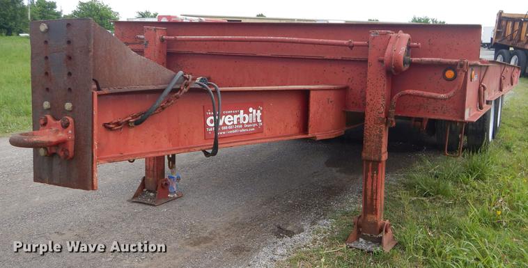image for item FH9409 2004 Overbilt tilt deck equipment trailer
