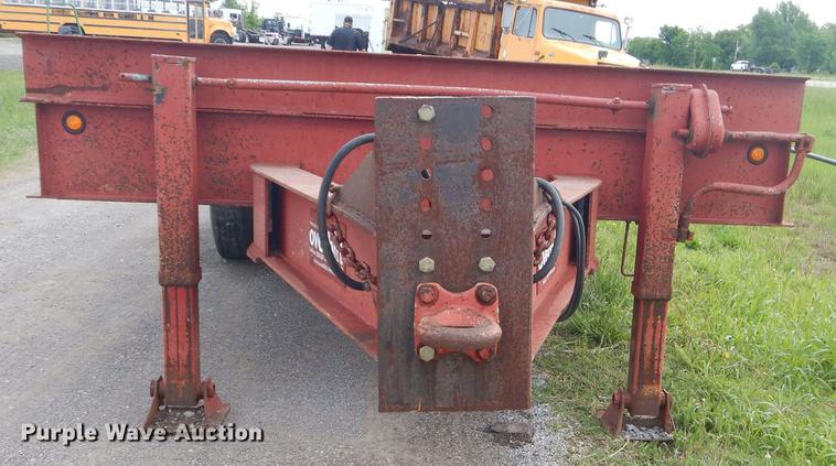 image for item FH9409 2004 Overbilt tilt deck equipment trailer