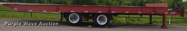 image for item FH9409 2004 Overbilt tilt deck equipment trailer