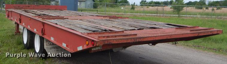 image for item FH9409 2004 Overbilt tilt deck equipment trailer