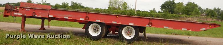 image for item FH9409 2004 Overbilt tilt deck equipment trailer