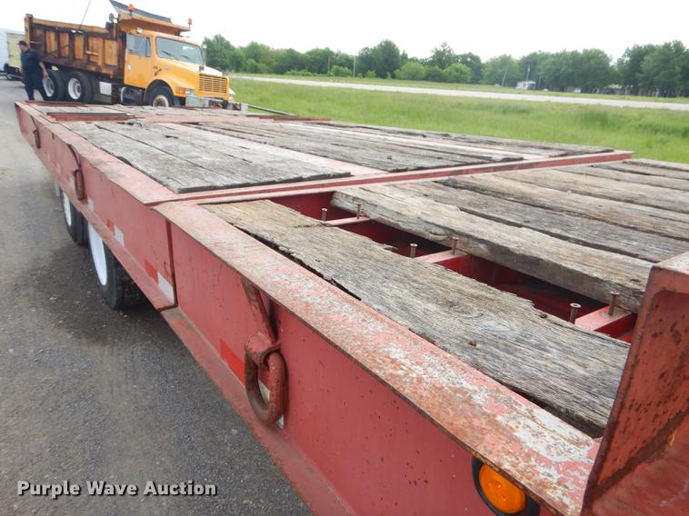 image for item FH9409 2004 Overbilt tilt deck equipment trailer